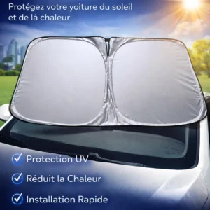 pare soleil voiture pare brise protection uv chaleur interieur auto maroc